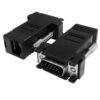 Adaptador Extensor Vídeo Vga x RJ45 Cabo Rede 30m 1080p - Image 3