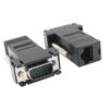 Adaptador Extensor Vídeo Vga x RJ45 Cabo Rede 30m 1080p - Image 6