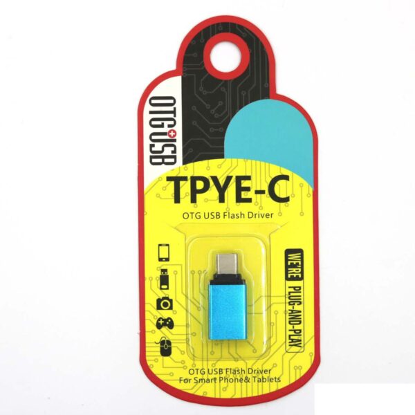 Adaptador Otg Usb Para Usb Tipo-C
