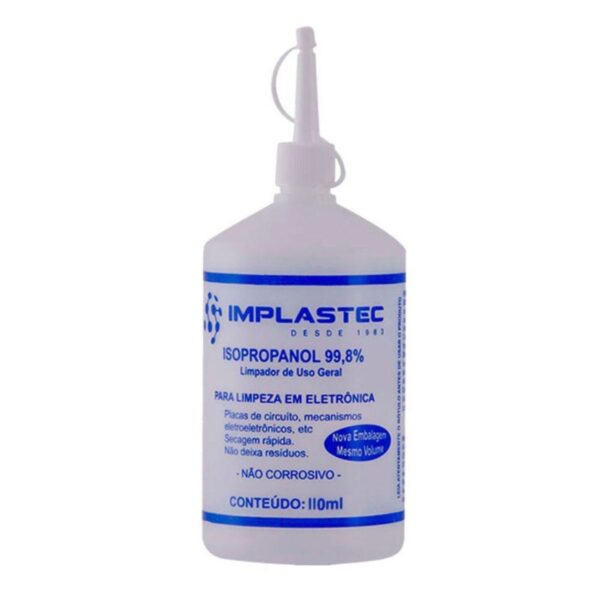 Álcool Isopropílico 99,8% C/ Bico Dosador 100ml