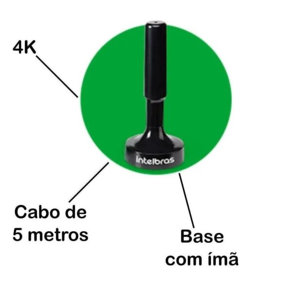 Antena Digital Interna Intelbras AI 2031, UHF/HDTV - Image 4