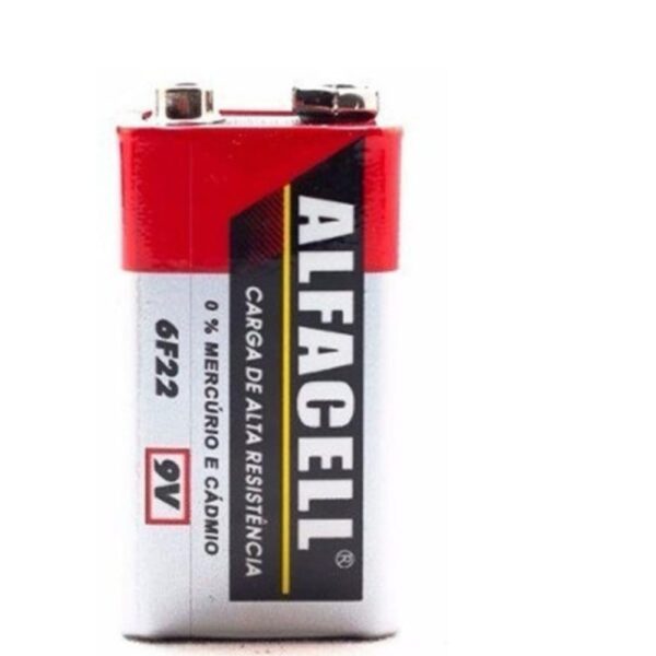 Bateria 9v Alfacell C/ 2 Unidades