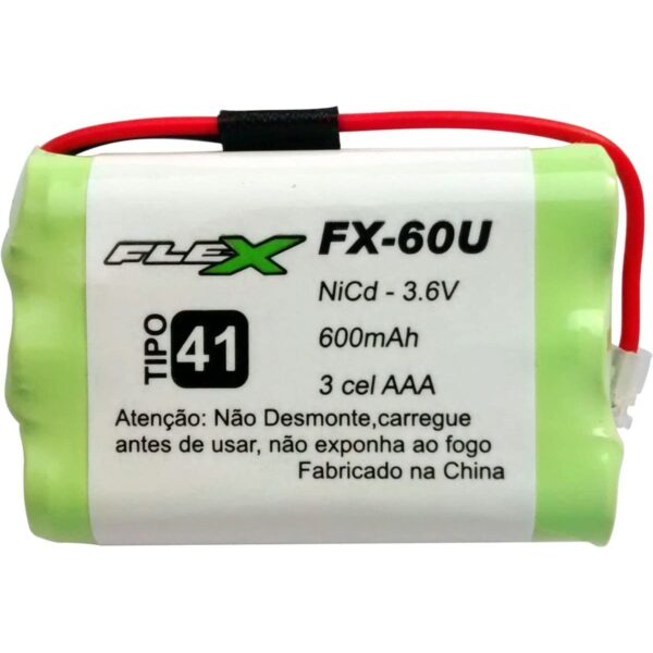 Bateria Telefone Sem Fio Ni-Cd 2.4v 600mah Fx-60u - Image 2