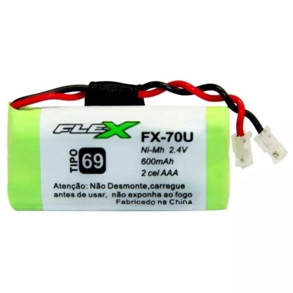 Bateria Telefone Sem Fio Ni-Cd 2.4v 600mah Fx-70u - Image 3