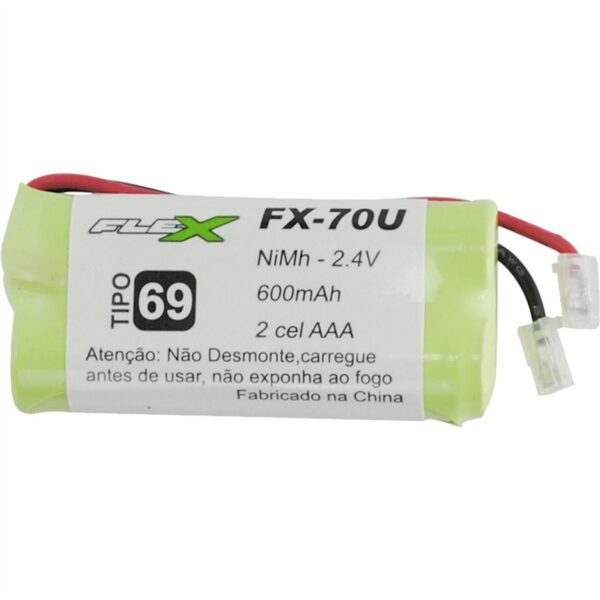 Bateria Telefone Sem Fio Ni-Cd 2.4v 600mah Fx-70u - Image 4