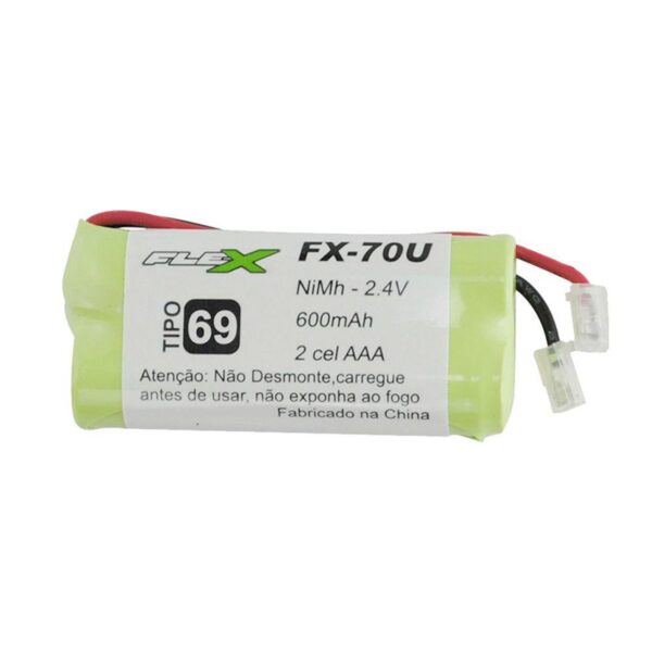 Bateria Telefone Sem Fio Ni-Cd 2.4v 600mah Fx-70u - Image 6
