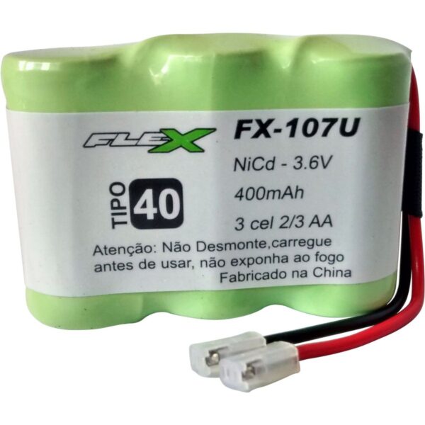 Bateria Telefone Sem Fio Ni-Cd 3.6v 400mah Fx-107u