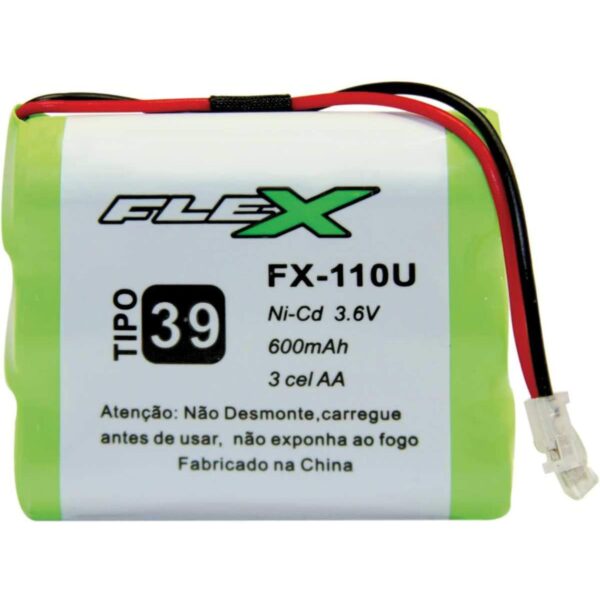 Bateria Telefone Sem Fio Ni-Cd 3.6v 600mah Fx-110u