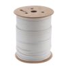 Bobina de Cabo Coaxial 4mm Bipolar C/ Alimentação Branco 500m
