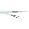 Bobina de Cabo Coaxial 4mm Bipolar C/ Alimentação Branco 500m - Image 3