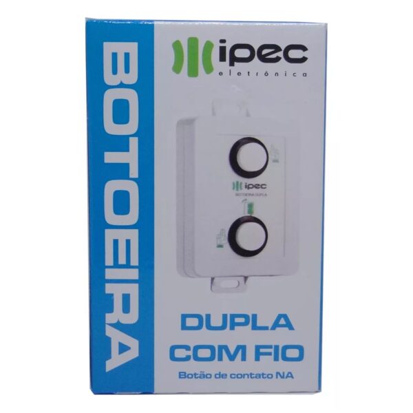 Botoeira Dupla C/ fio P/ Fechadura e Portão IPEC - Image 2