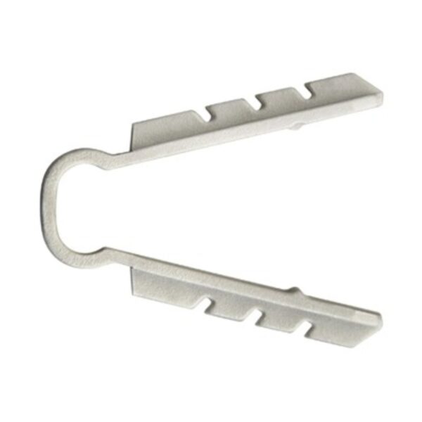 Bucha Clamps 6MM P/ Cabo Coaxial C/ 100 unidades