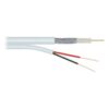 Cabo Coaxial 4mm Bipolar C/ Alimentação CFTV Branco 100m Condutti - Image 5