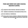Cabo Coaxial 4mm Bipolar C/ Alimentação CFTV Branco 100m Condutti - Image 9