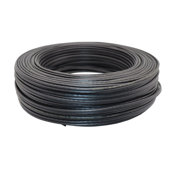 Cabo Coaxial 4mm Bipolar C/ Alimentação CFTV Preto 100m Condutti - Image 5