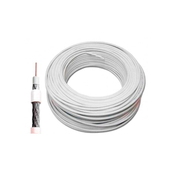 Cabo Coaxial RG6 Branco 100m 60% 75 Ohms - Image 6