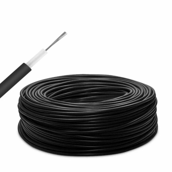 Cabo de Alta Isolação P/ Cerca Elétrica 5mm Alta Tensão C/ 50m