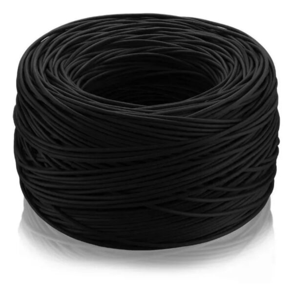 Cabo De Rede UTP Cat 5e Preto Puro 100% Cobre 305 Metros - Image 4