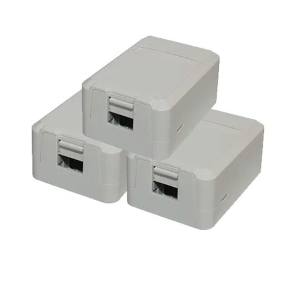 Caixa De Superfície 01 Porta Keystone RJ11/RJ45 - Image 6