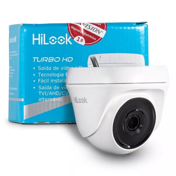 Câmera de Segurança Dome Interna HD 720p 2.8mm 20m 4x1 THC-T110C-P HiLook - Image 2