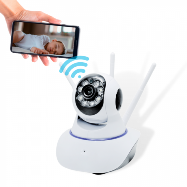 Câmera de segurança IP Zem 3 Antenas Wireless Visão Noturna - Image 5