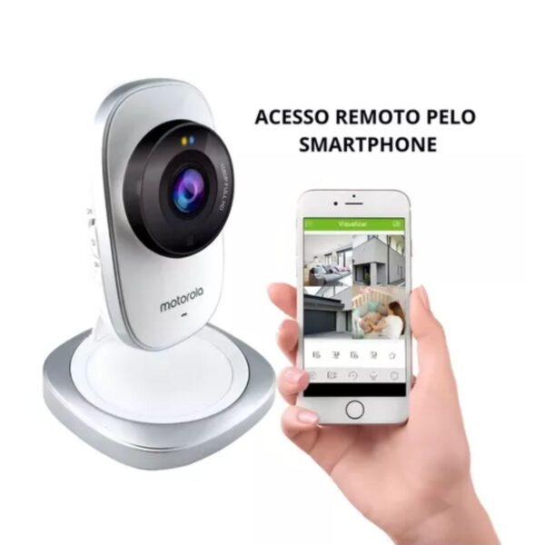 Camera De Seguranca Wi-fi Mdy2000 - Motorola Cor Branco - Image 4