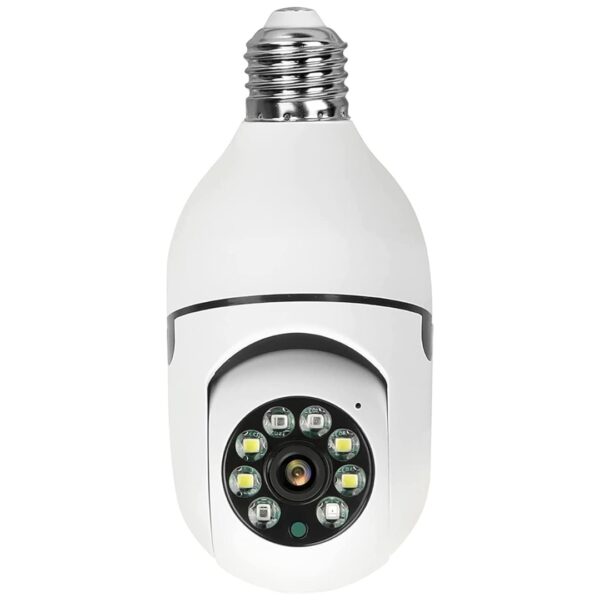 Câmera de segurança wi-fi Mini Speed Bocal E27 Wi-Fi PTZ Infravermelho