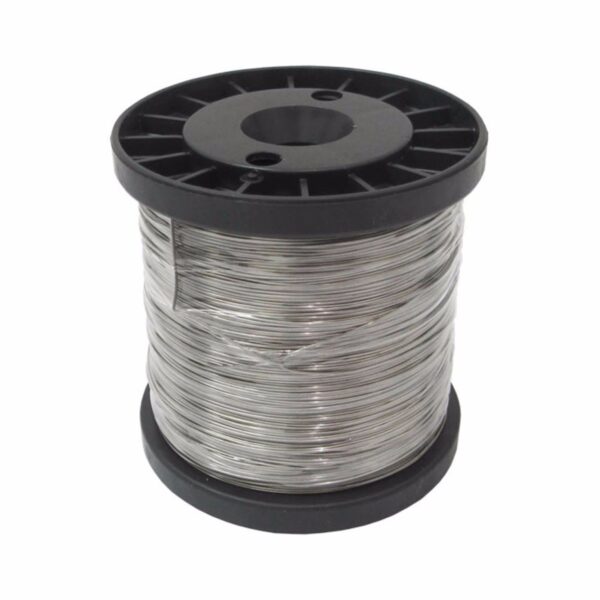 Carretel Arame Aço Inox para Cerca Elétrica Fio 0,45mm Bobina