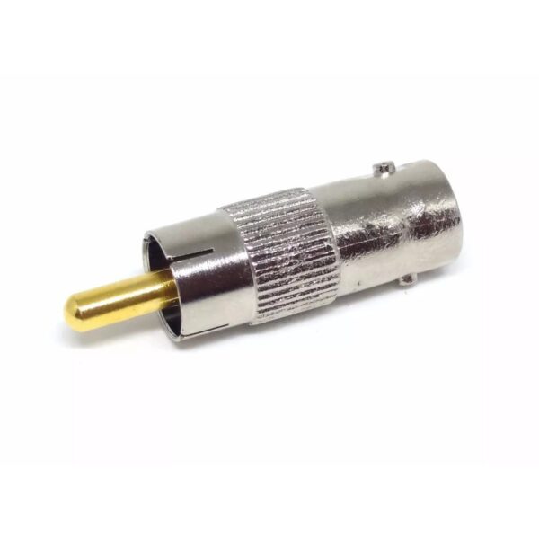 Conector Adaptador RCA Macho X BNC Fêmea C/ 5 Unidades