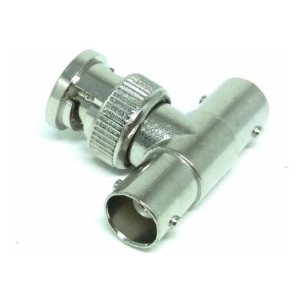 Conector Emenda BNC Tipo T 1 Macho X 2 Femeas C/ 5 Unidades