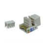 Conector Keystone Jack RJ11 Cat3 Fêmea C/ 2 Unidades - Image 5