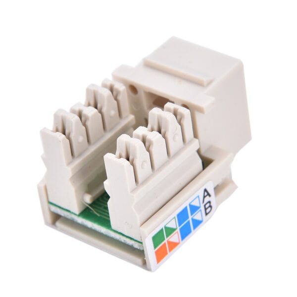 Conector Keystone Jack RJ45 Cat5e Fêmea C/ 2 Unidades - Image 3