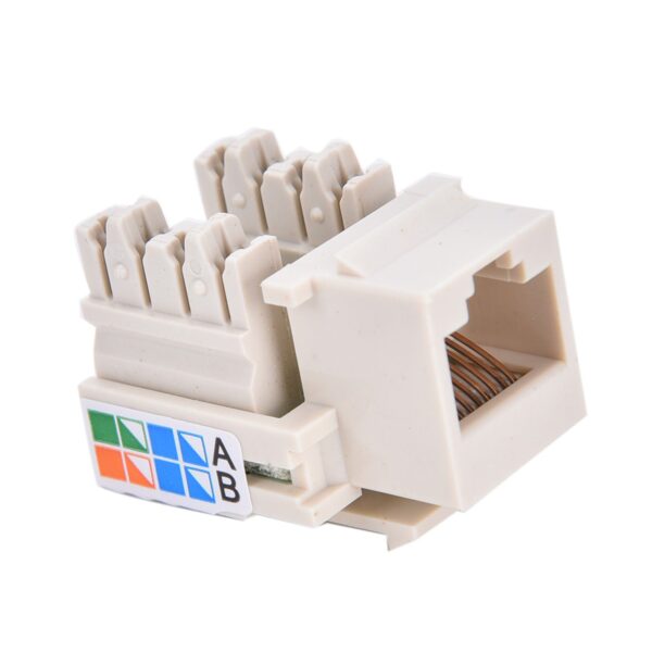 Conector Keystone Jack RJ45 Cat5e Fêmea C/ 2 Unidades - Image 4