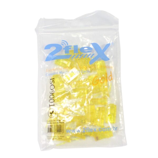 Conector RJ45 Gold 2Flex C/ 10 unidades - Image 5