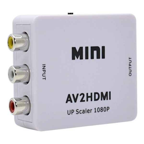 Adaptador Conversor Av Rca Para Hdmi Hardware Full Hd 1080p