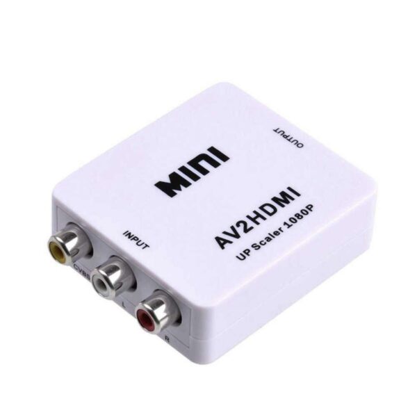 Adaptador Conversor Av Rca Para Hdmi Hardware Full Hd 1080p - Image 5
