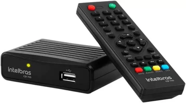 Conversor Digital de TV com Gravador de Conteúdo CD 700 - INTELBRAS