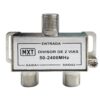 Divisor De Antena 1 X 2 5.100MHz Para Cabo Coaxial C/ 2 Unidades - Image 2