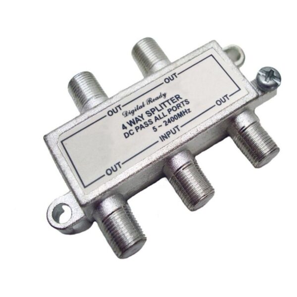 Divisor De Antena 1 X 4 5.100MHz Para Cabo Coaxial C/ 2 Unidades - Image 3