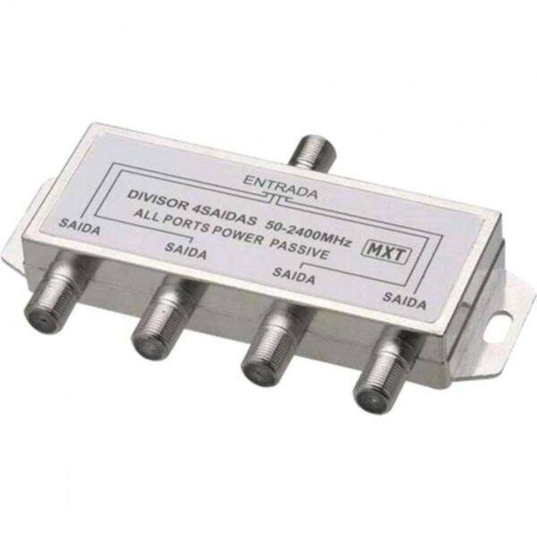 Divisor De Antena 1 X 4 5.100MHz Para Cabo Coaxial C/ 2 Unidades - Image 4