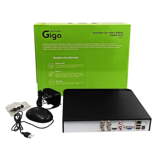 DVR 4 Canais 1080N Lite Giga Security - Image 2