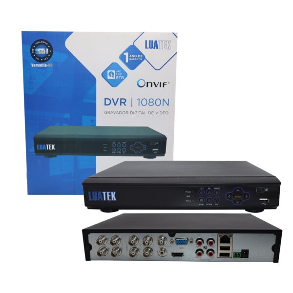 DVR Stand Alone 8 Canais 1080n 5 em 1 Luatek - Image 5