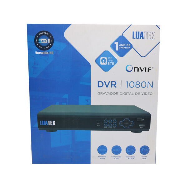 DVR Stand Alone 8 Canais 1080n 5 em 1 Luatek - Image 6