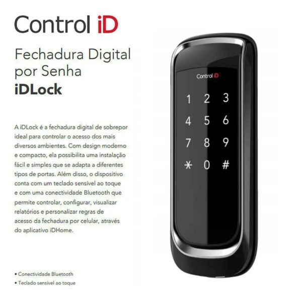 Fechadura Digital Control ID iDLock Senha - Image 5