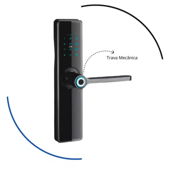 Fechadura Eletrônica Tw-4020 Fe - Biometria, Senha E Chave - Image 2
