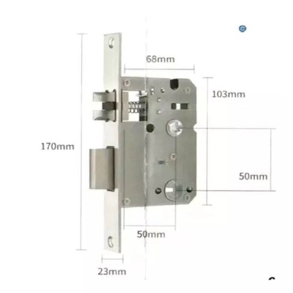Fechadura Eletrônica Tw-4020 Fe - Biometria, Senha E Chave - Image 4