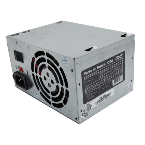 Fonte Atx 12v 200w Ultra Silence P/ Pc Gamer Bivolt