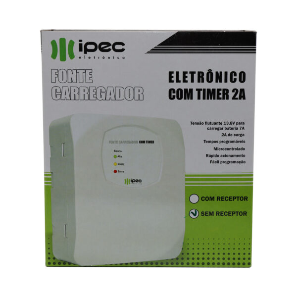 Fonte Carregador Ipec Fechadura Eletromagnética Com Timer 2a - Image 6