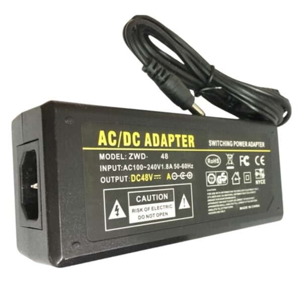 Fonte De Alimentação 48v 3A 150w Bivolt Plug Conector P4