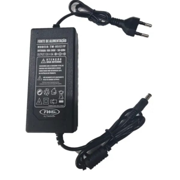 Fonte de Alimentação Estabilizada 12V DC 5A TWG TW-0512 FP - Image 2